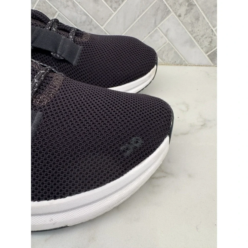 On Cloud Running Cloudeasy Shoes Sneakers Womens 9 Black White Athletic Lace Up
